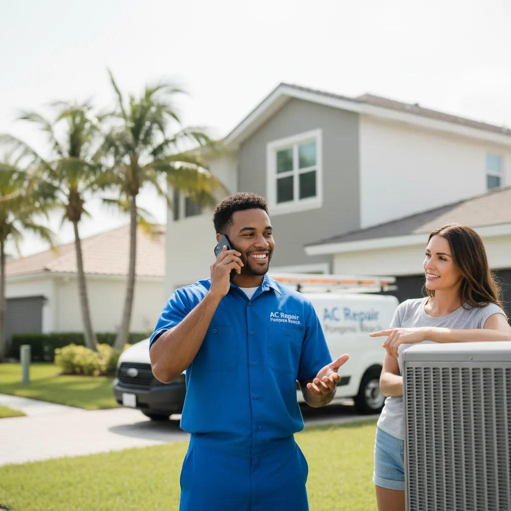 AC Repair Pompano Beach customer support in South Houston
